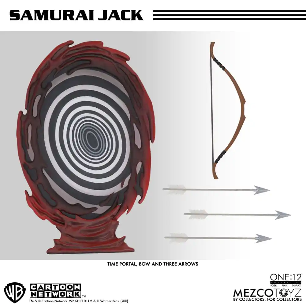 Samurai Jack 1/12 Samurai Jack akciófigura 17 cm termékfotó