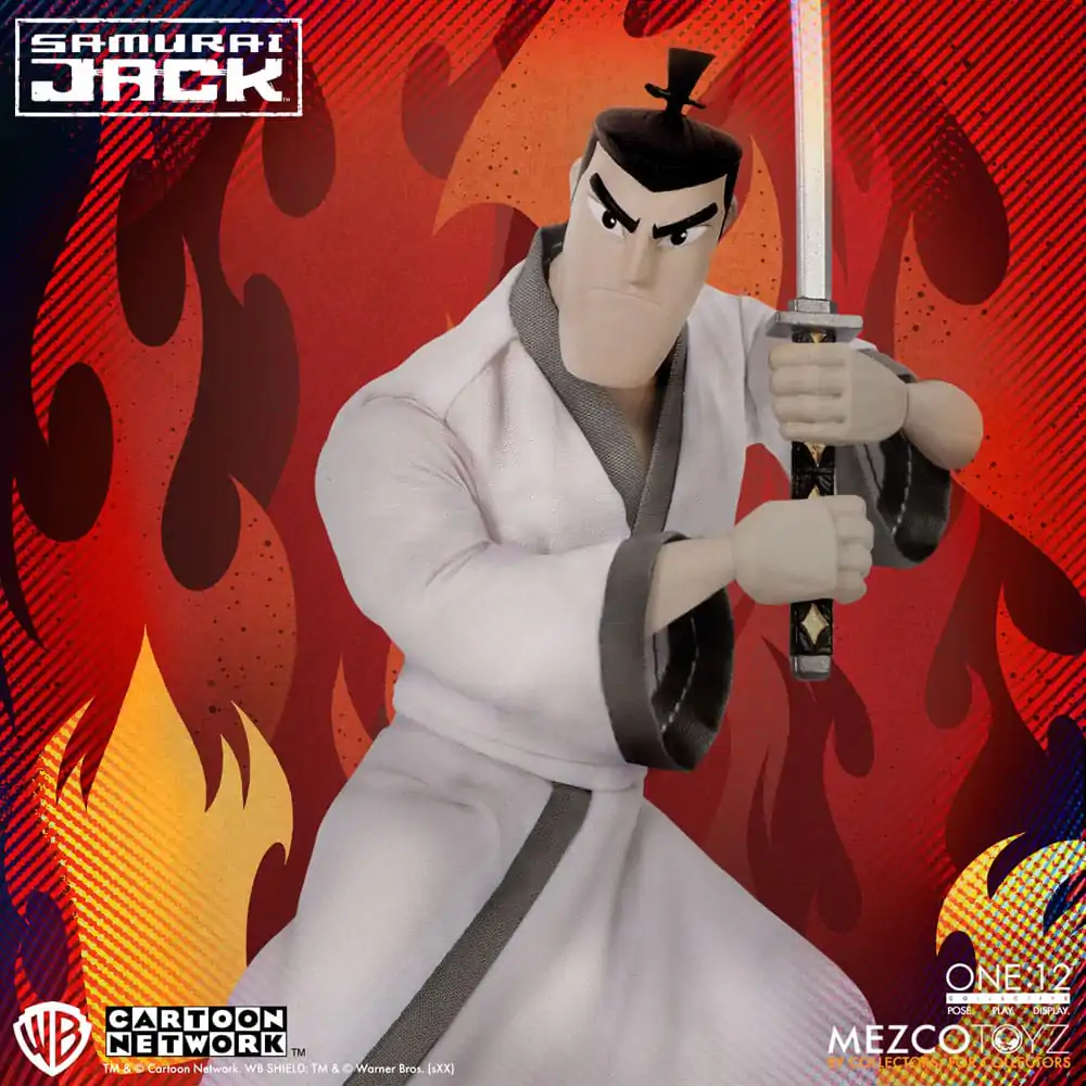 Samurai Jack 1/12 Samurai Jack akciófigura 17 cm termékfotó