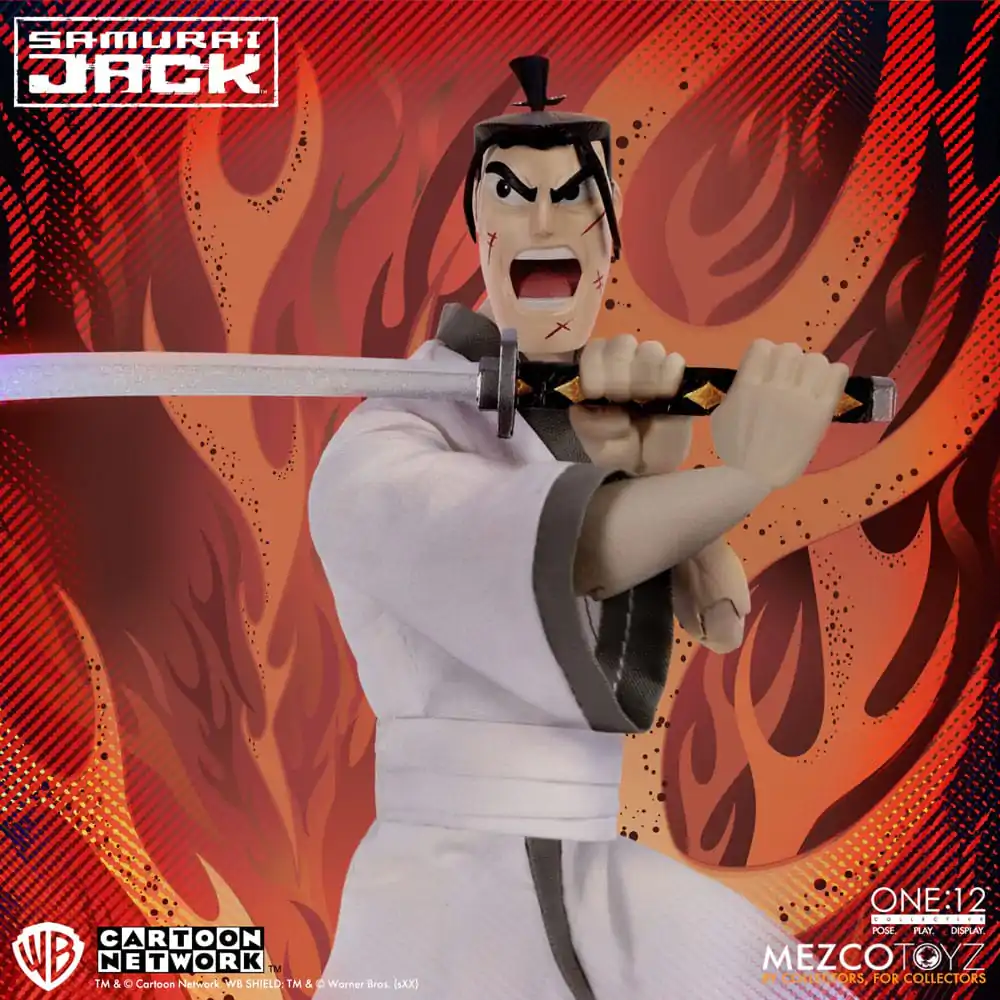 Samurai Jack 1/12 Samurai Jack akciófigura 17 cm termékfotó