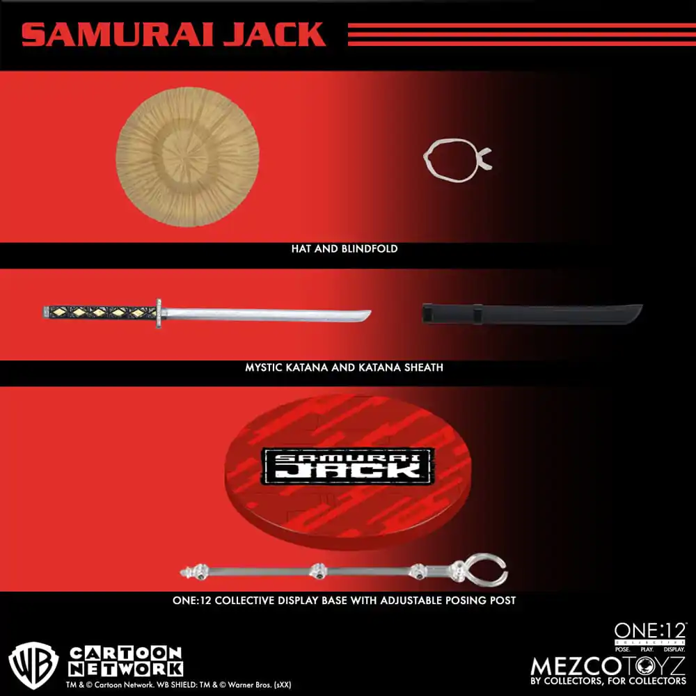 Samurai Jack 1/12 Samurai Jack akciófigura 17 cm termékfotó