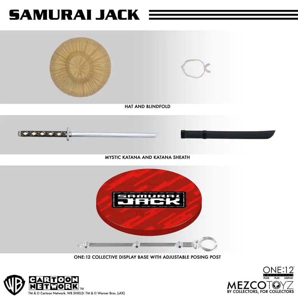 Samurai Jack 1/12 Samurai Jack akciófigura 17 cm termékfotó