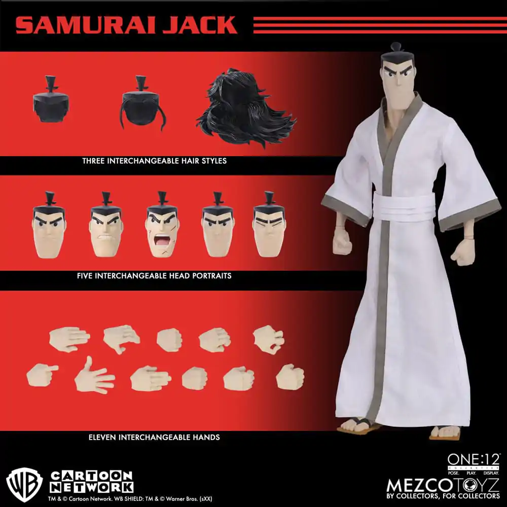 Samurai Jack 1/12 Samurai Jack akciófigura 17 cm termékfotó