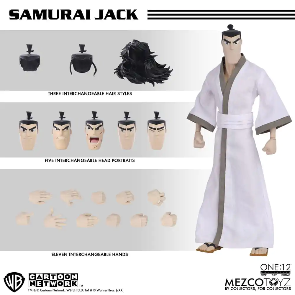 Samurai Jack 1/12 Samurai Jack akciófigura 17 cm termékfotó