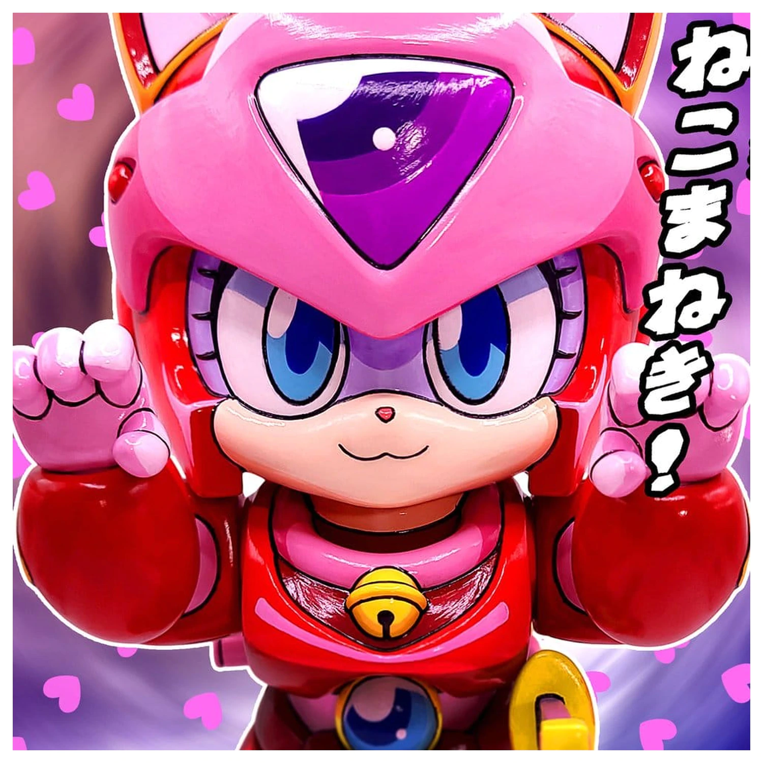 Samurai Pizza Cats Sofubi Addict Vinyl figura Pururun (2nd Color Special Edition) 21 cm termékfotó