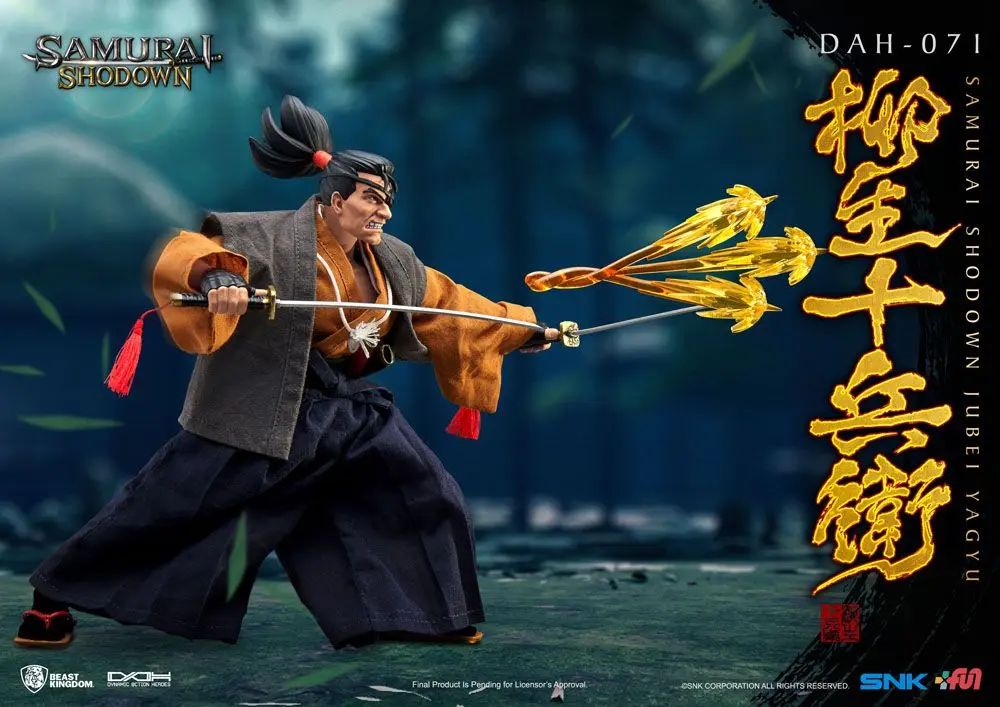 Samurai Shodown Dynamic 8ction Heroes 1/9 Jubei Yagyu akciófigura 21 cm termékfotó