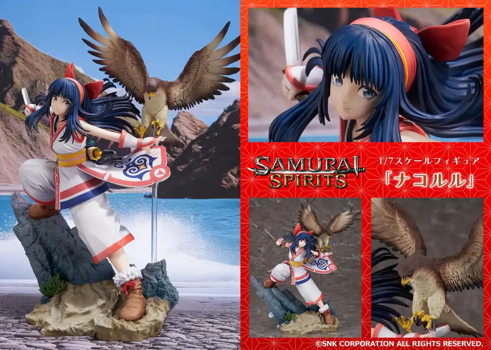 Samurai Spirits 1/7 Nakoruru PVC szobor figura 30 cm termékfotó