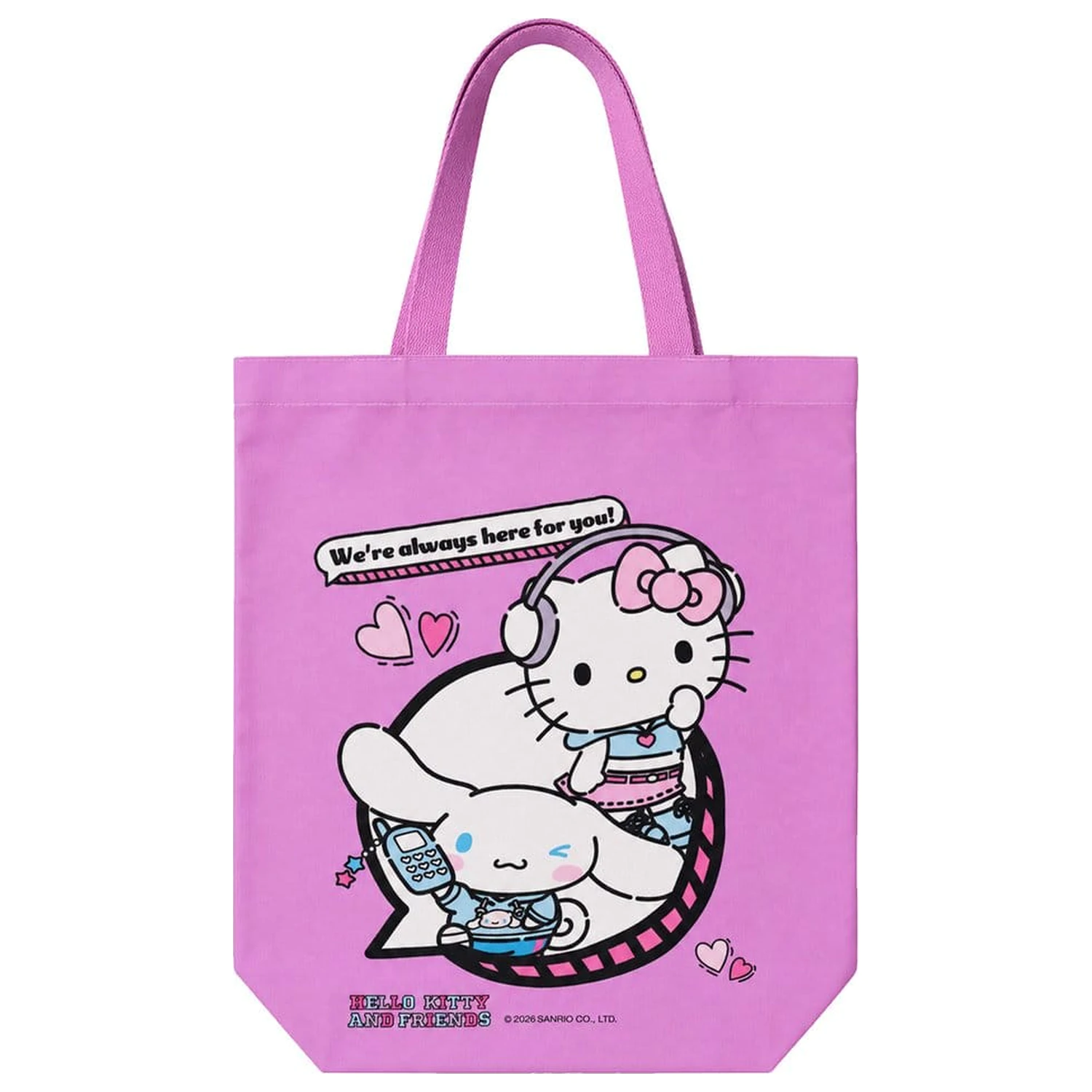 Sanrio Hello Kitty & Friends Pop Style bevásárlótáska 34 x 43 cm termékfotó