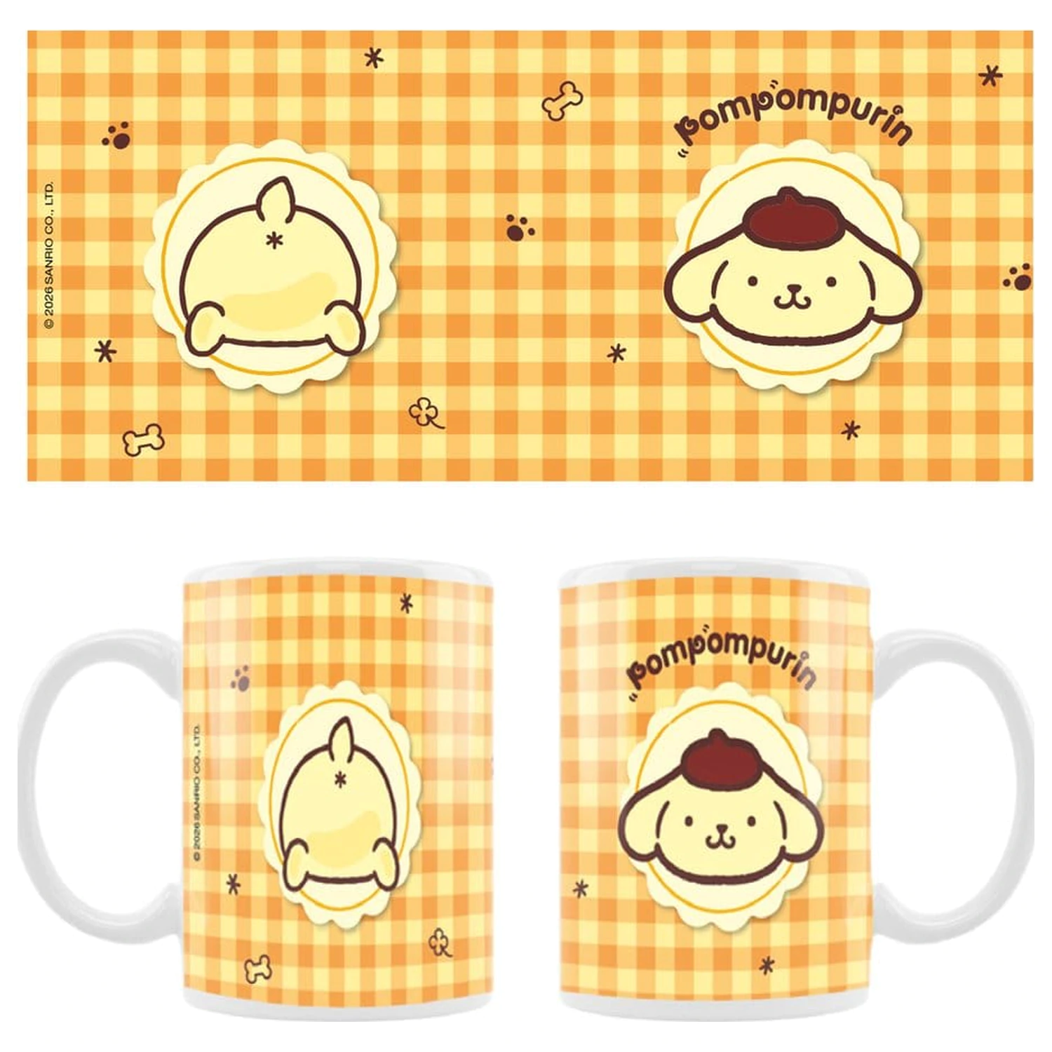 Sanrio Pompompurin Squishy Cute Purin 01 bögre  termékfotó