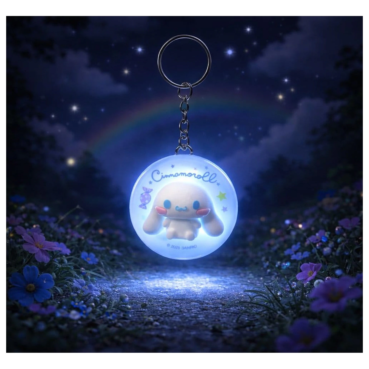 Sanrio Cinnamoroll világító kulcstartó  termékfotó
