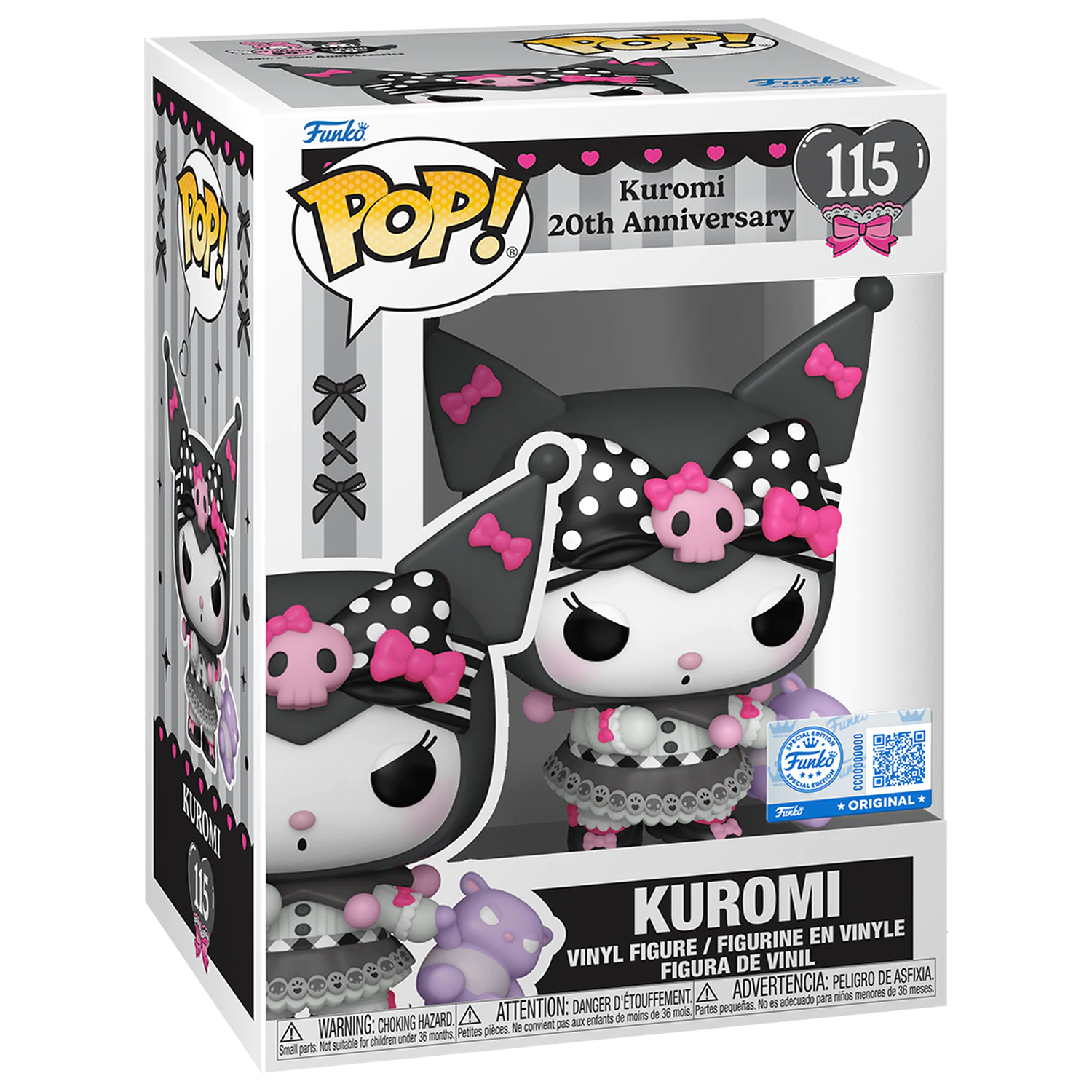 Sanrio Funko POP! Animation Vinyl figura Kuromi- Kuromi (SPC) 9 cm termékfotó