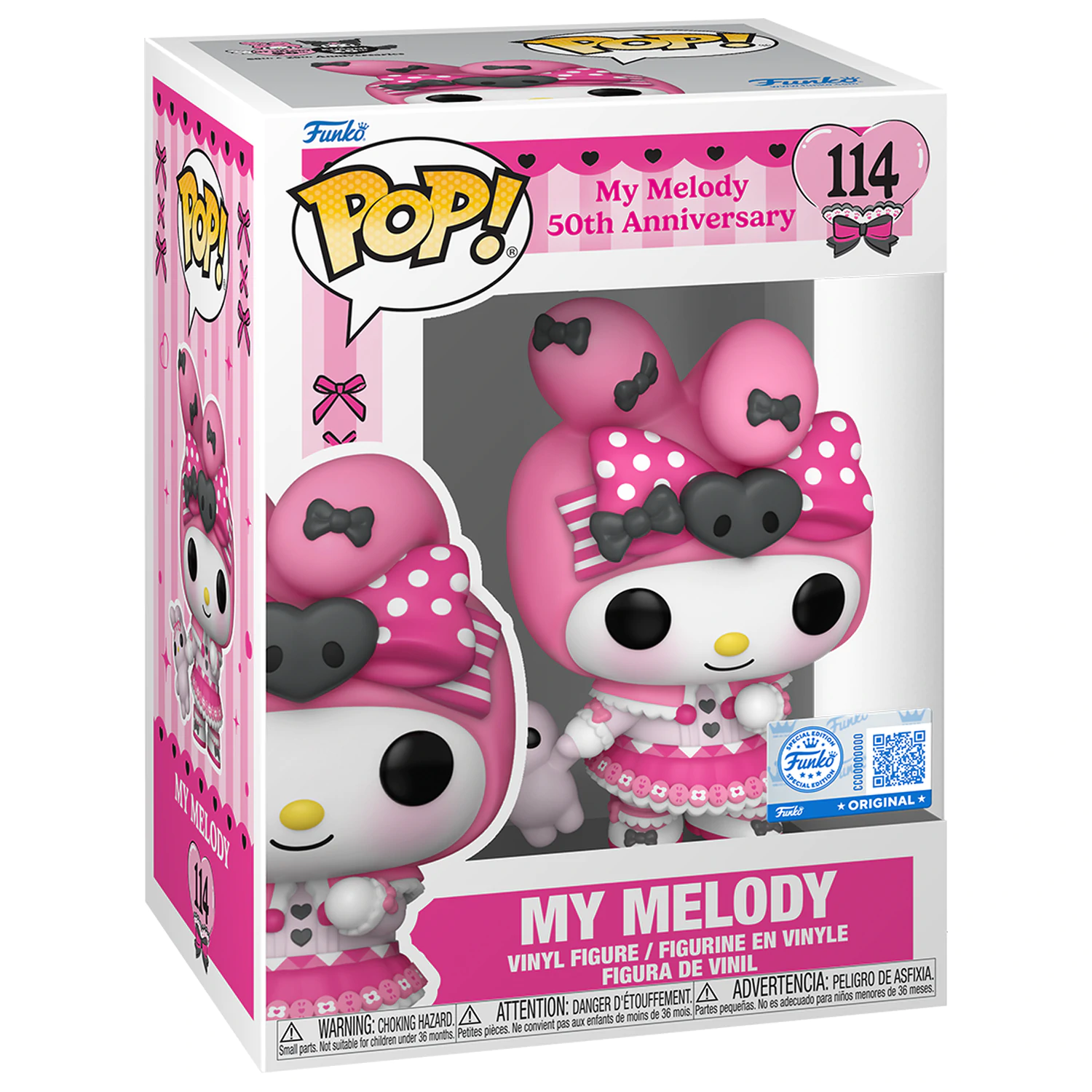 Sanrio Funko POP! Animation Vinyl figura My Melody- My Melody (SPC) 9 cm termékfotó