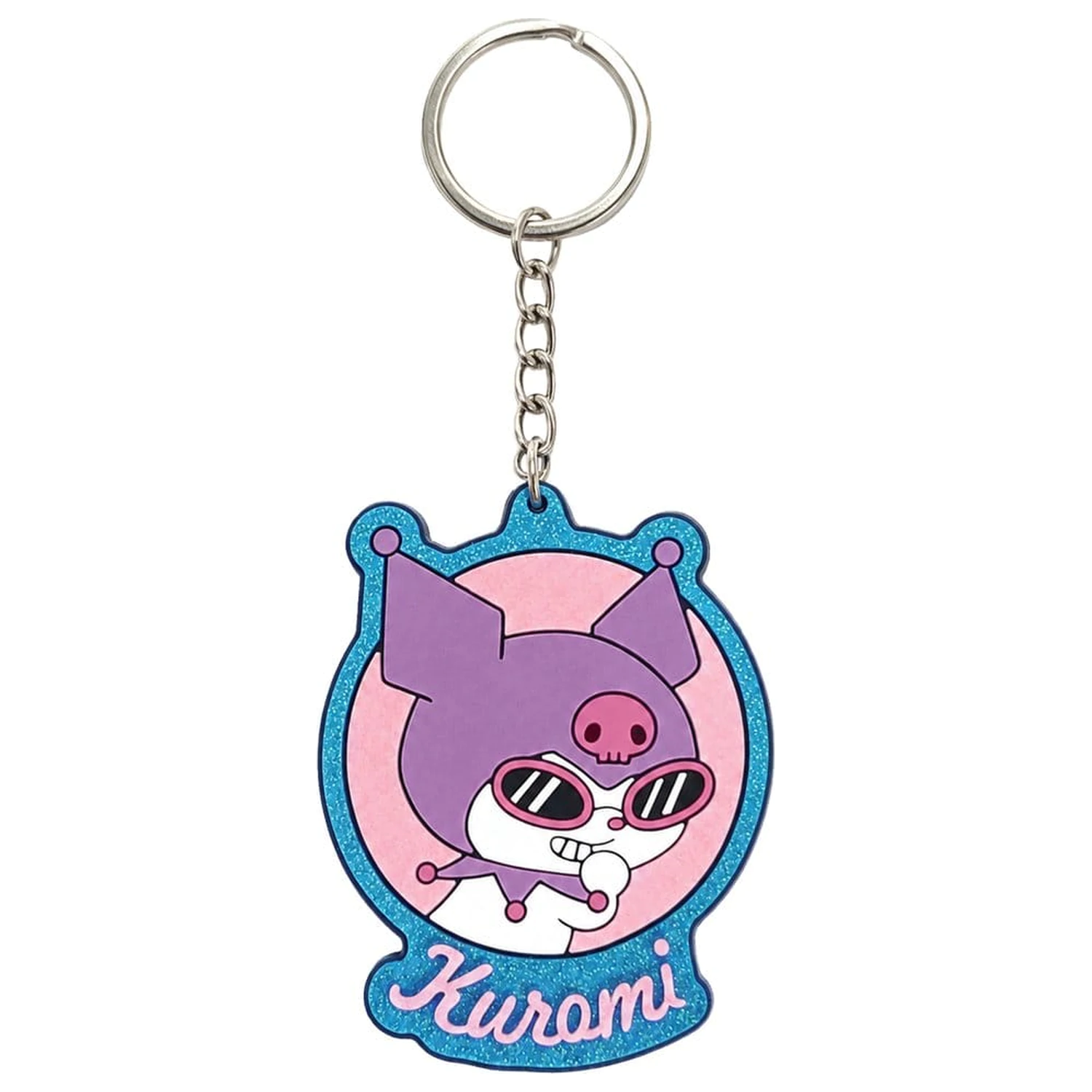 Sanrio gumis kulcstartó Kuromi 7 cm termékfotó