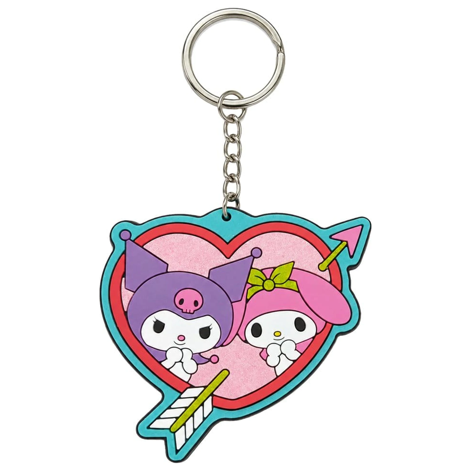 Sanrio gumis kulcstartó Kuromi & My Melody 6 cm termékfotó