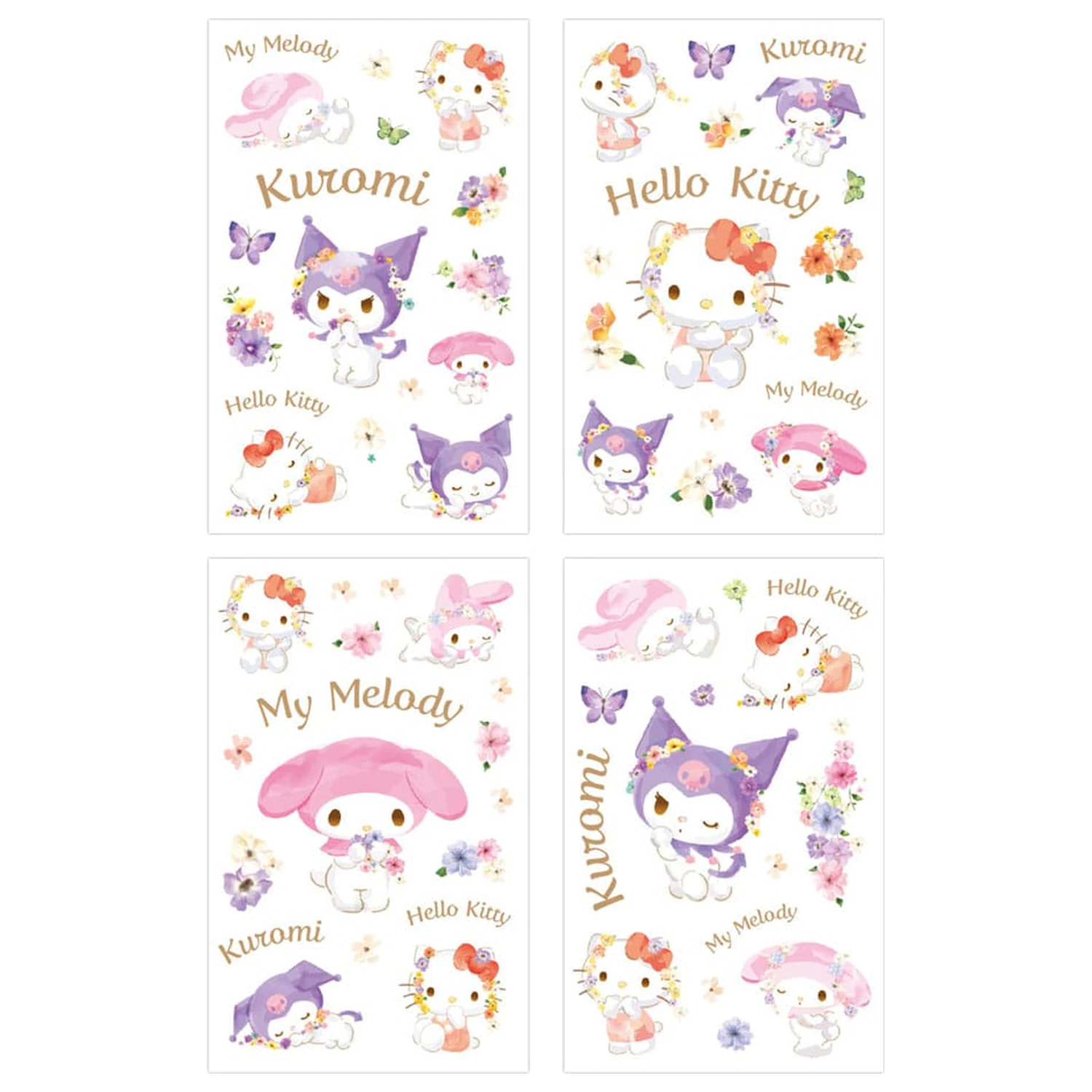 Sanrio Hello Kitty & Friends Pastel Vivid matrica csomag termékfotó