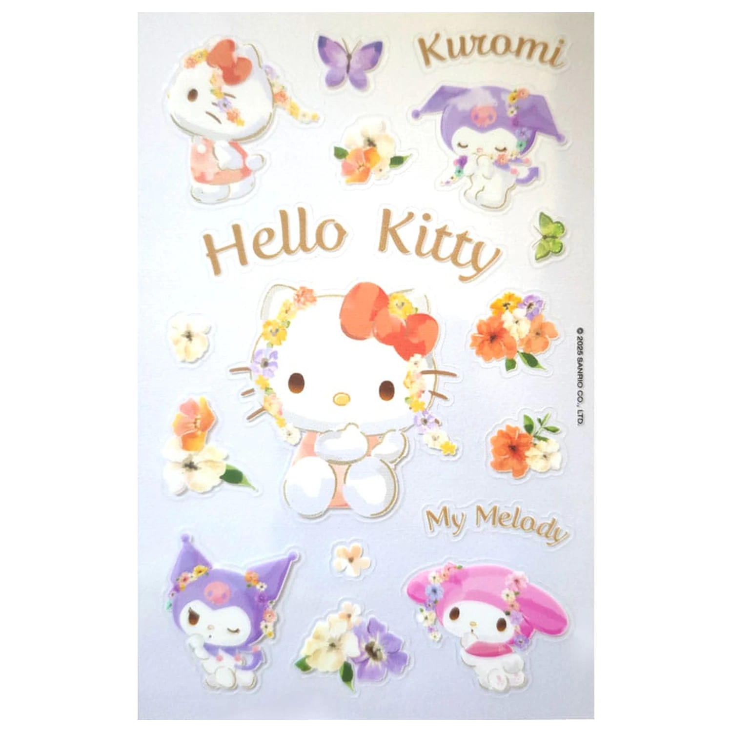Sanrio Hello Kitty & Friends Pastel Vivid matrica csomag termékfotó