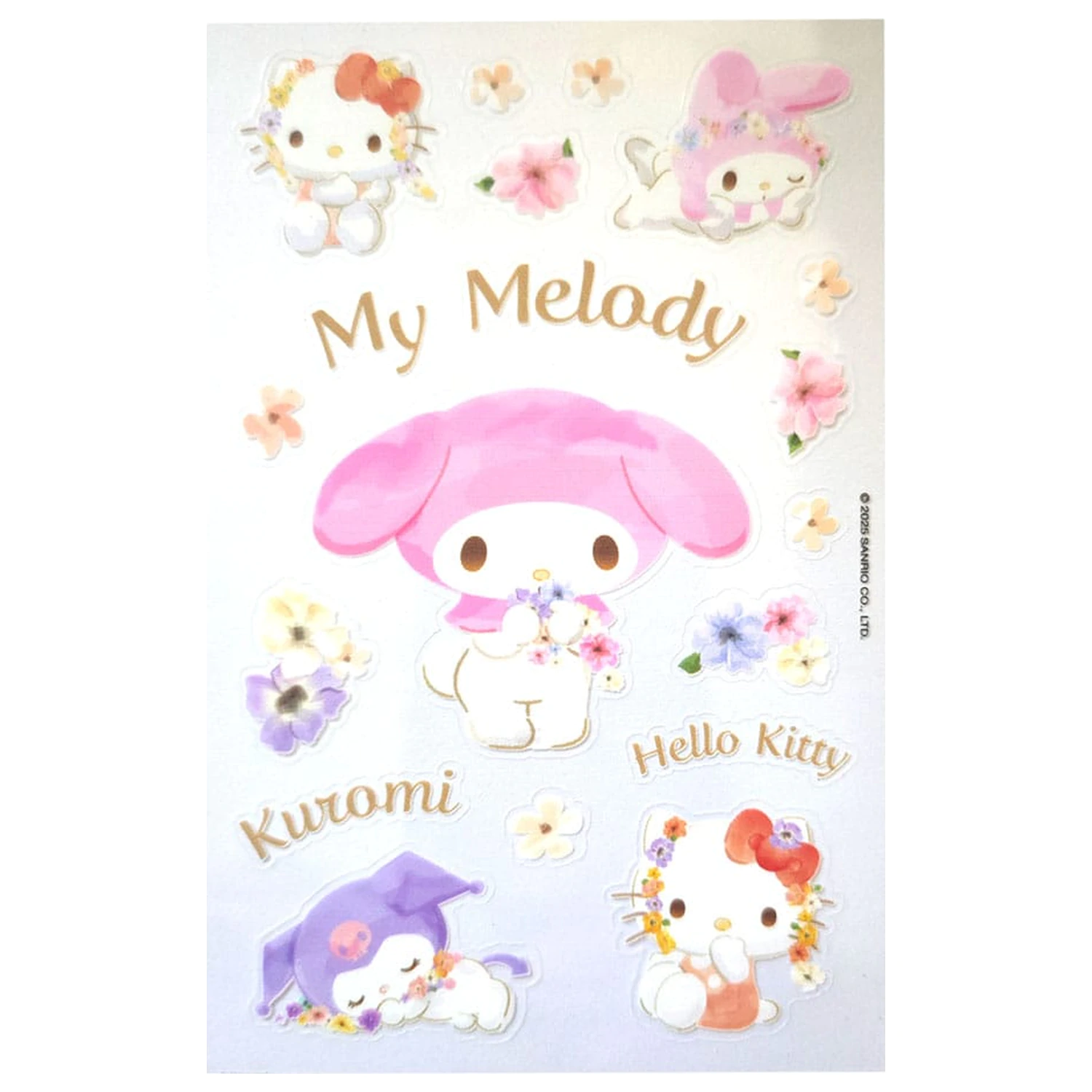 Sanrio Hello Kitty & Friends Pastel Vivid matrica csomag termékfotó