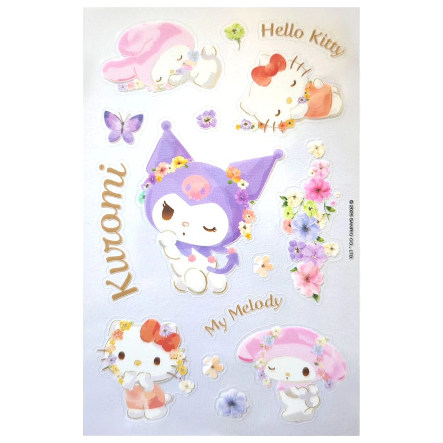 Sanrio Hello Kitty & Friends Pastel Vivid matrica csomag termékfotó