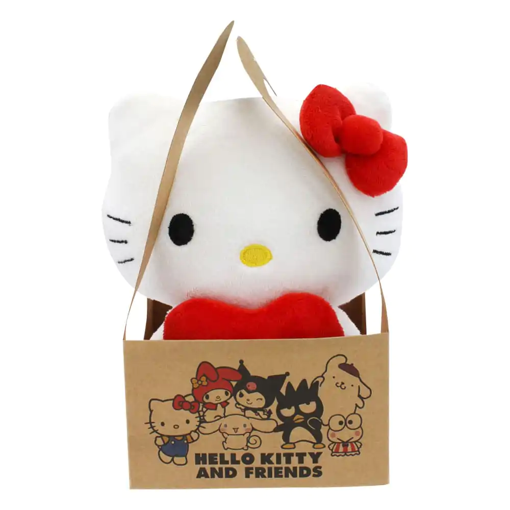 Sanrio Hello Kitty Heart plüss figura 14 cm termékfotó