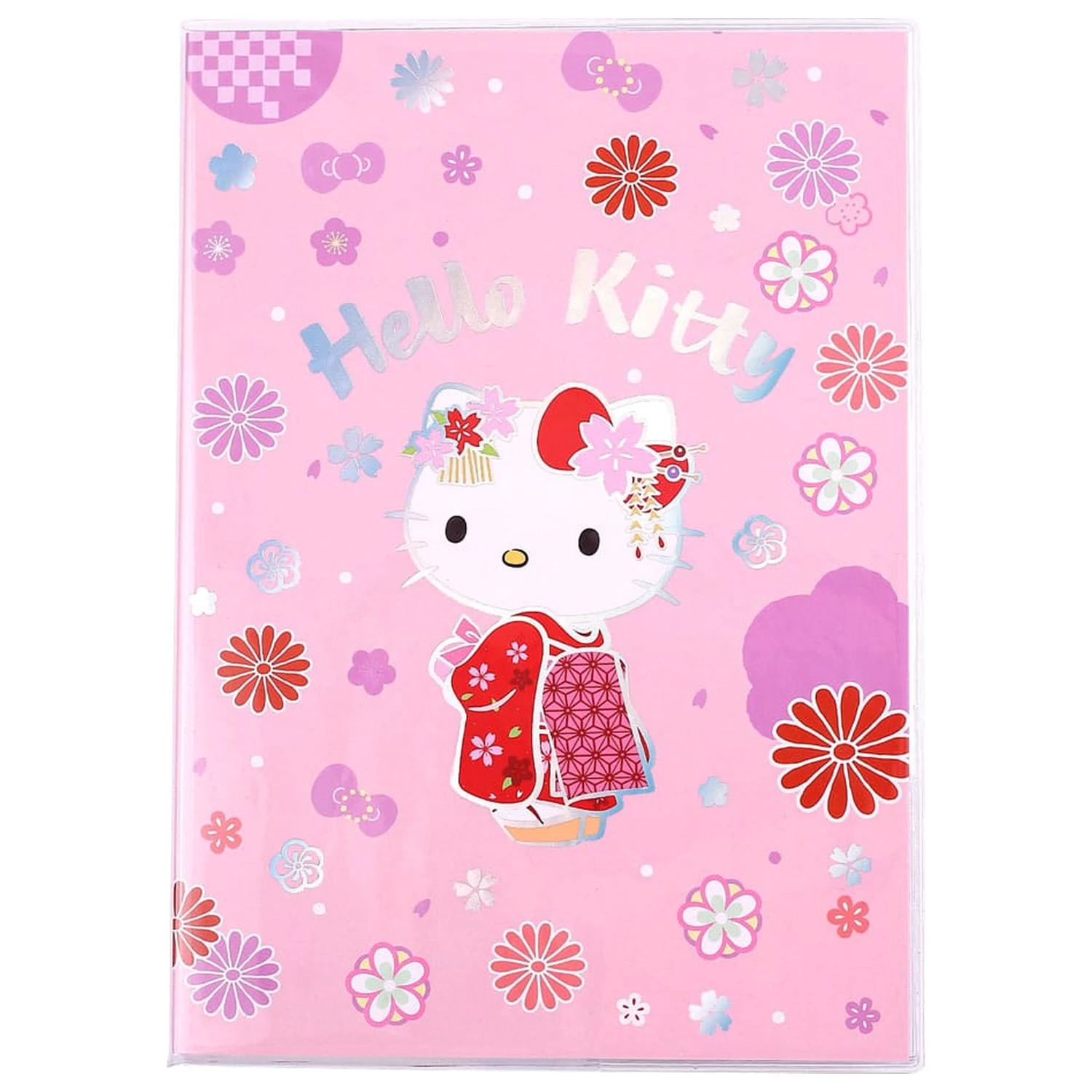 Sanrio Hello Kitty Kimono Holographic Checkered jegyzetfüzet  termékfotó