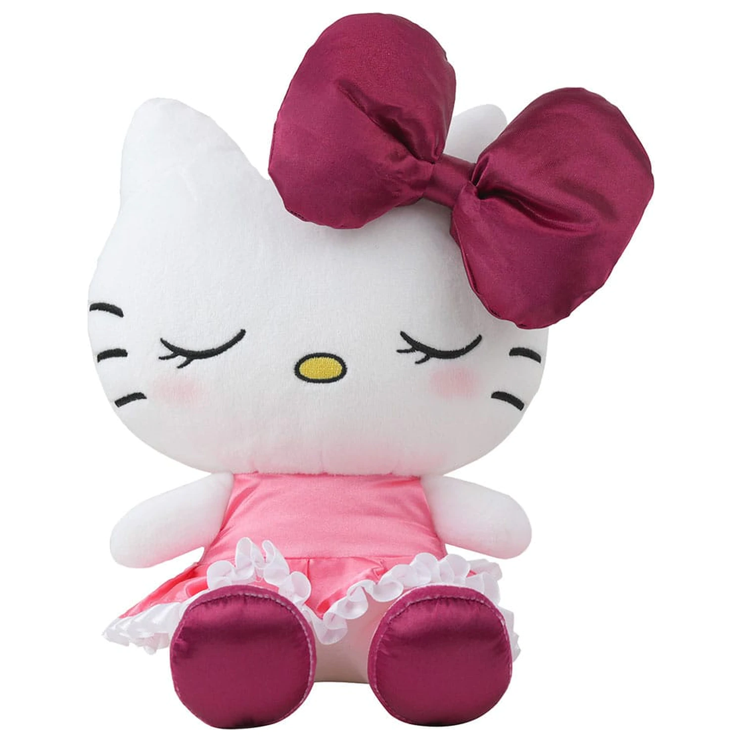 Sanrio Hello Kitty Red Velvet Dress plüss figura 35 cm   termékfotó