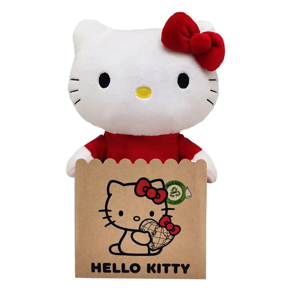 Sanrio Hello Kitty with Red Dress plüss figura 24 cm termékfotó