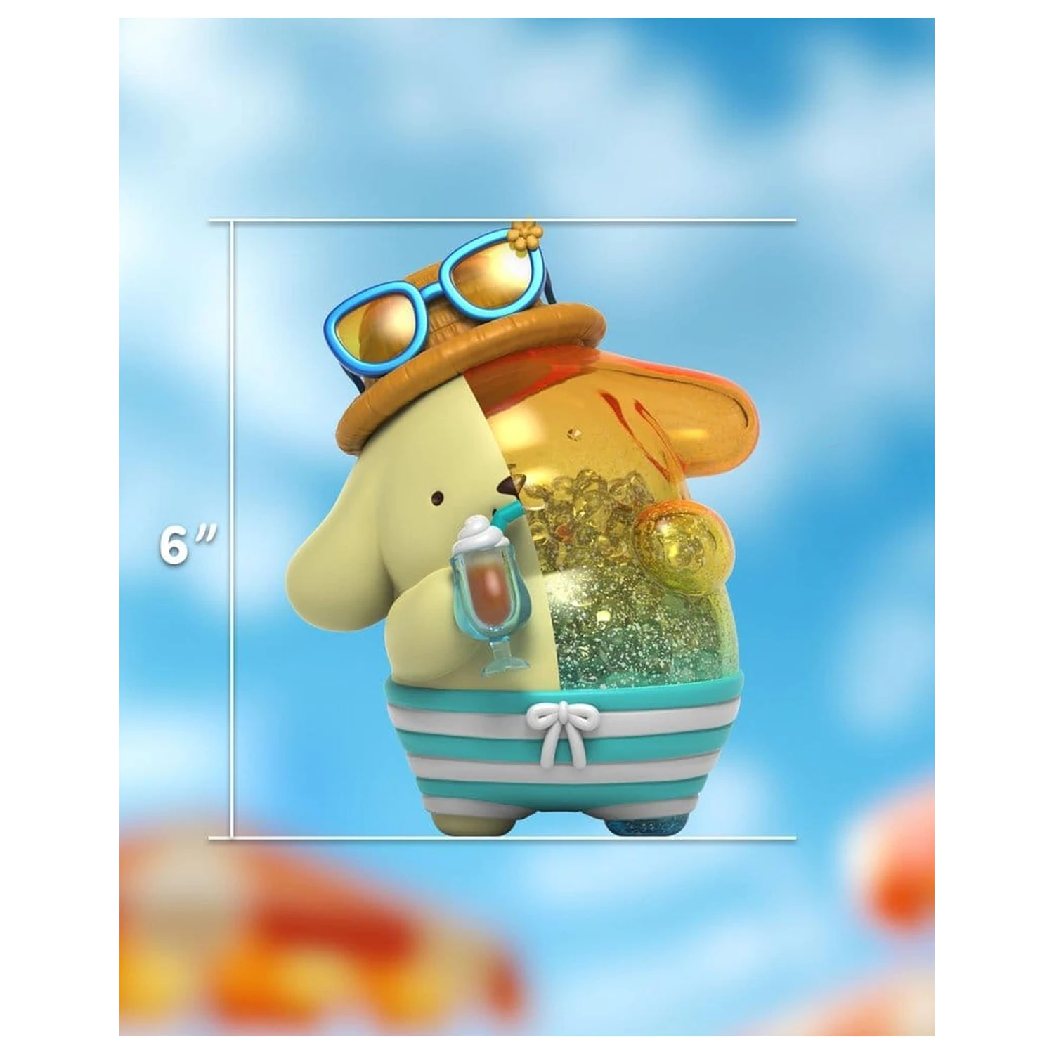 Sanrio Kandy Pompompurin Sea Breeze Series 15 cm  termékfotó