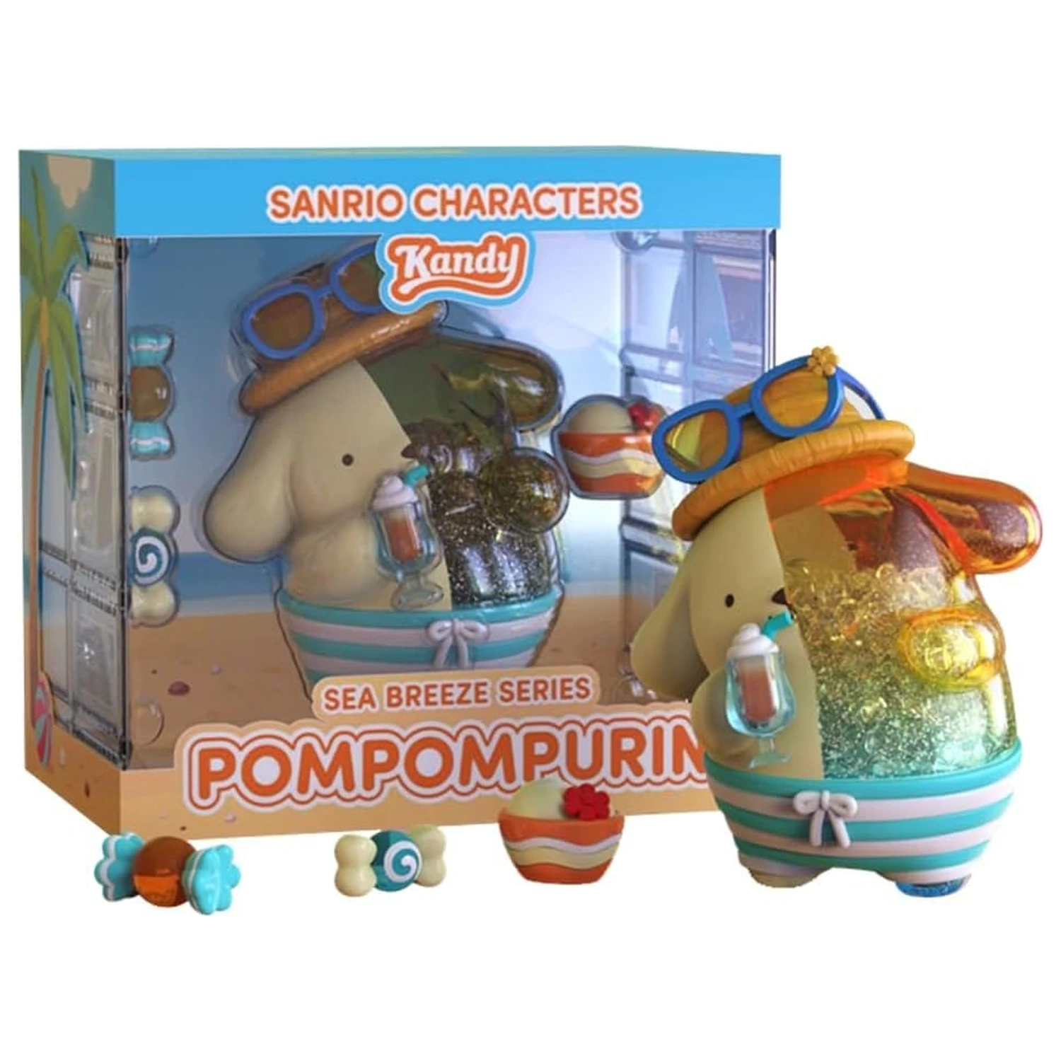 Sanrio Kandy Pompompurin Sea Breeze Series 15 cm  termékfotó