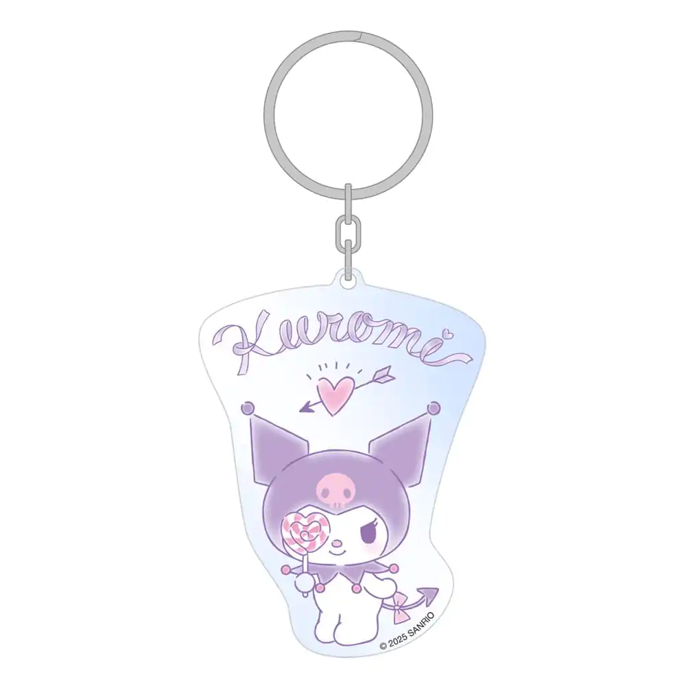 Sanrio Kuromi Akril kulcstartó 6 cm   termékfotó