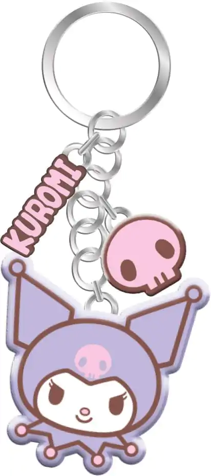 Sanrio Kuromi fém kulcstartó termékfotó