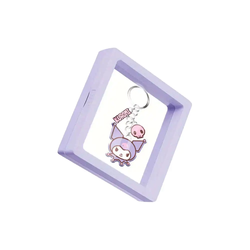 Sanrio Kuromi fém kulcstartó termékfotó