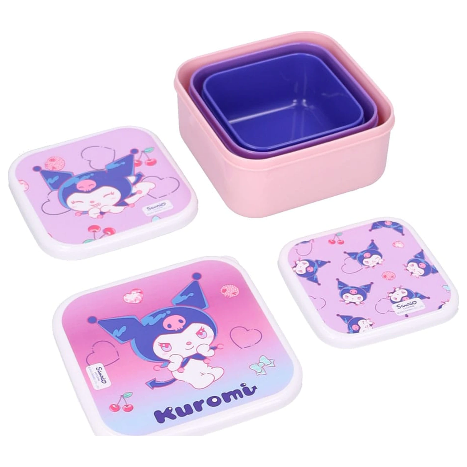Sanrio Kuromi Fresh Bites uzsonnás doboz csomag  termékfotó