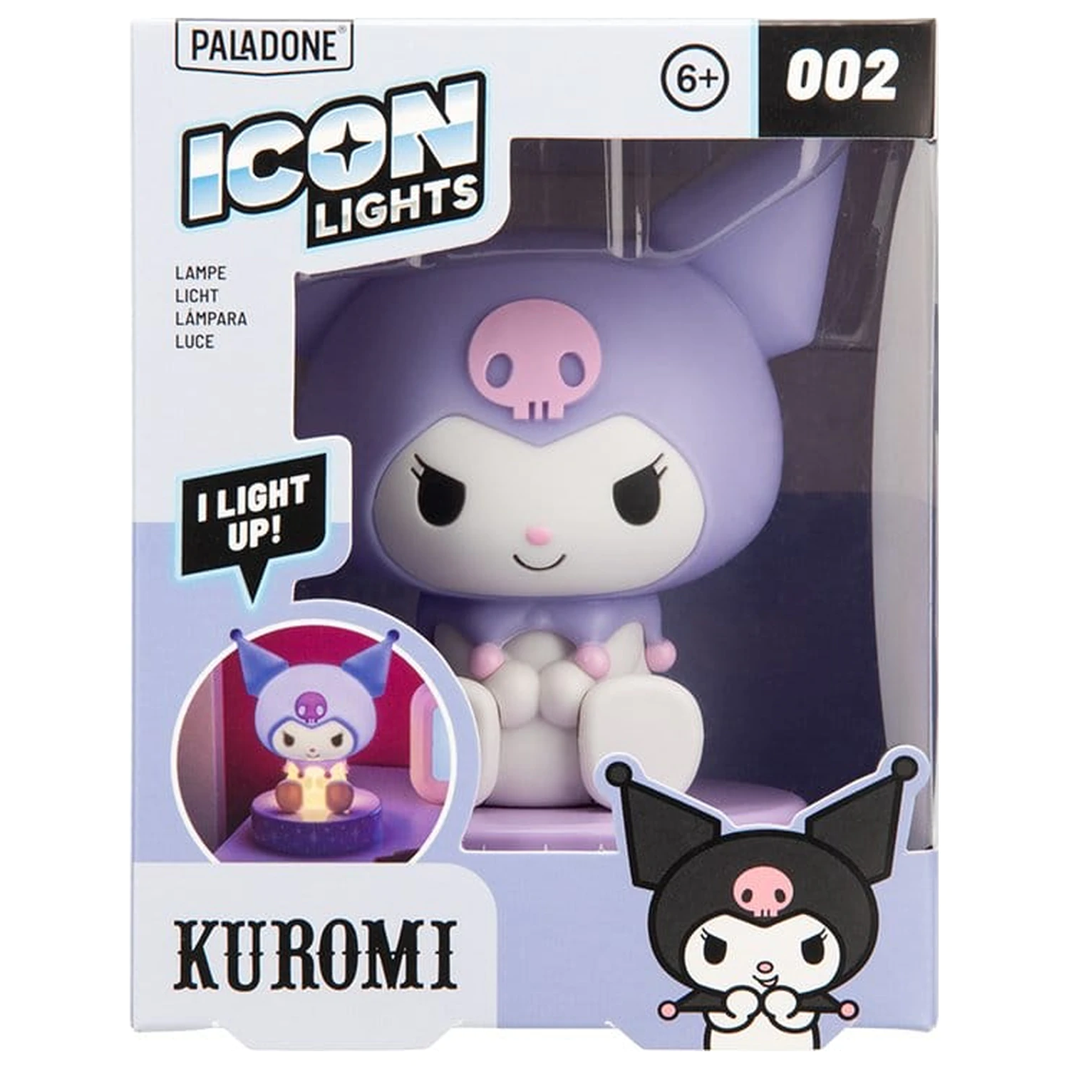 Sanrio Kuromi Icon lámpa 14 cm termékfotó