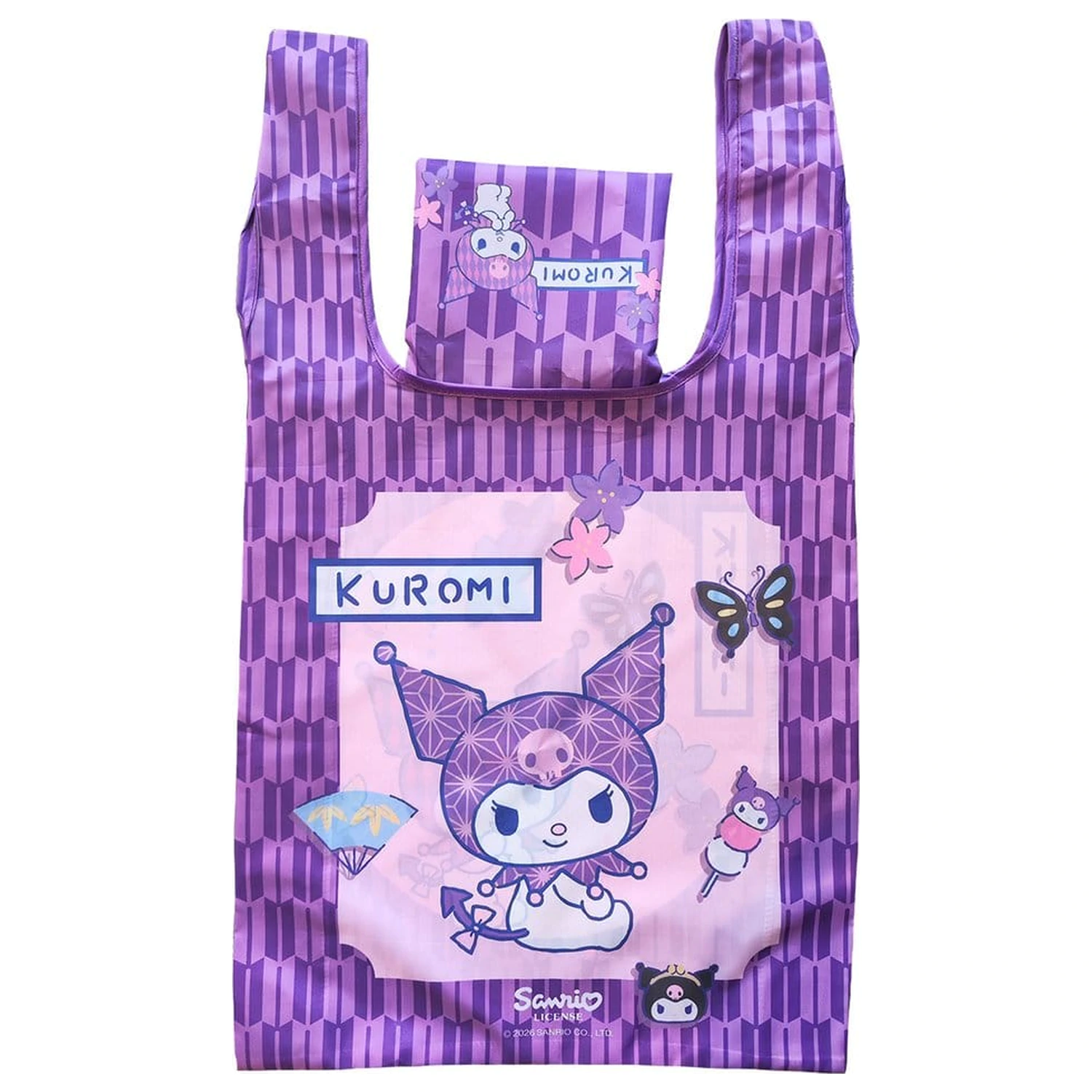 Sanrio Kuromi Japanese Foldable bevásárlótáska  termékfotó