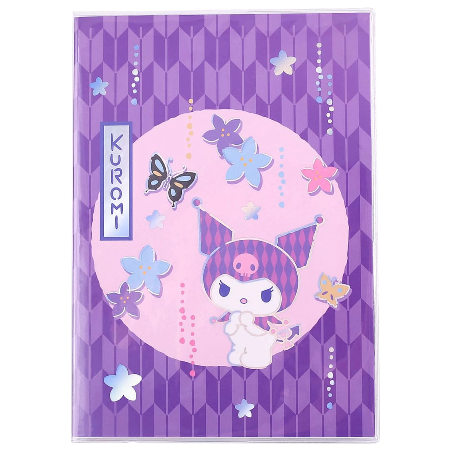 Sanrio Kuromi Japanese Holographic Checkered jegyzetfüzet  termékfotó