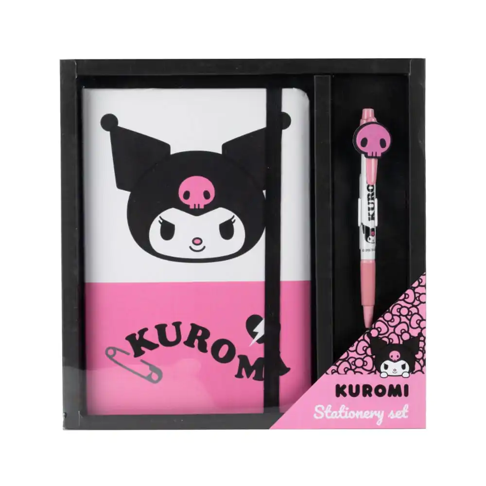 Sanrio Kuromi jegyzetfüzet és toll termékfotó