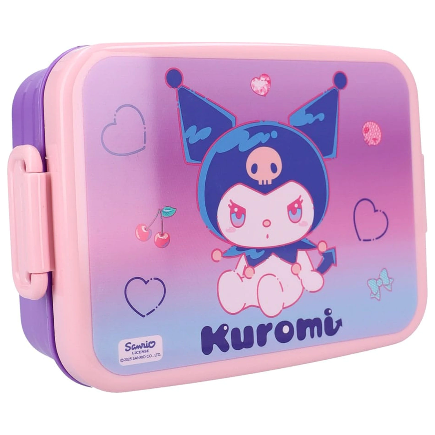 Sanrio Kuromi Lunch Bunch uzsonnás doboz  termékfotó