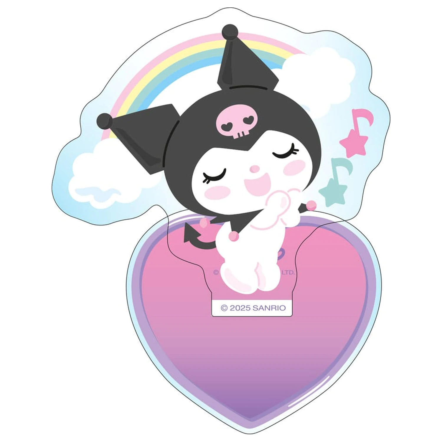 Sanrio Kuromi My Dream Holographic akril figura 6 cm  termékfotó