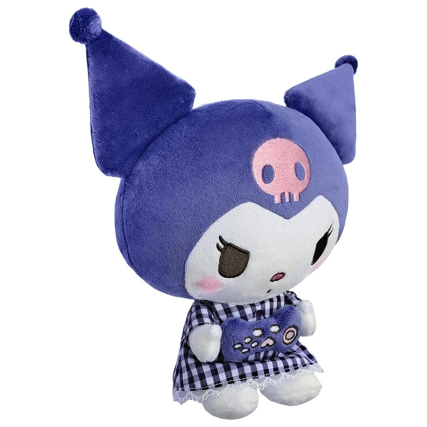 Sanrio Kuromi Pyjama Style M plüss figura 22 cm     termékfotó