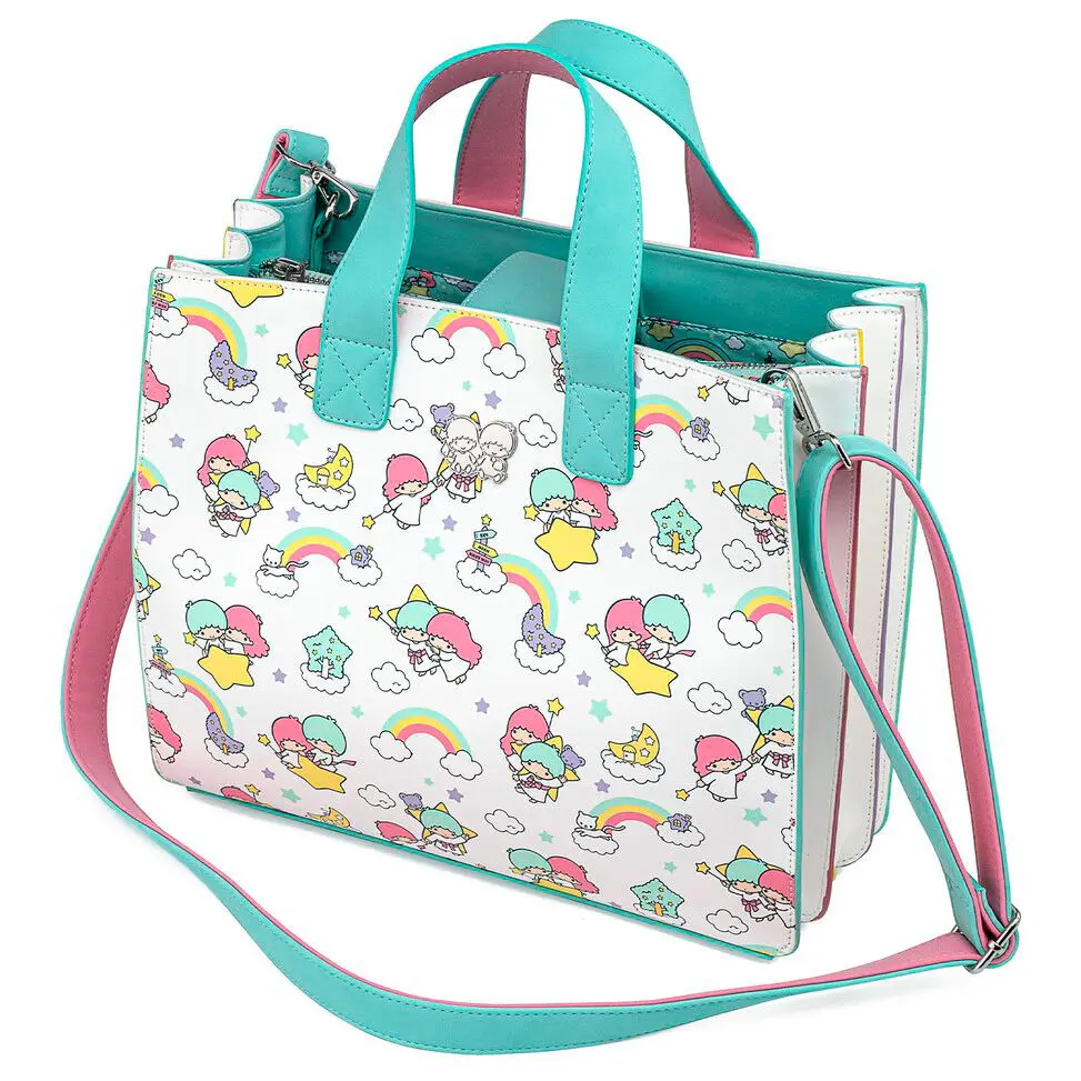 Sanrio Little Twin Stars Rainbow Cloud keresztpántos táska termékfotó