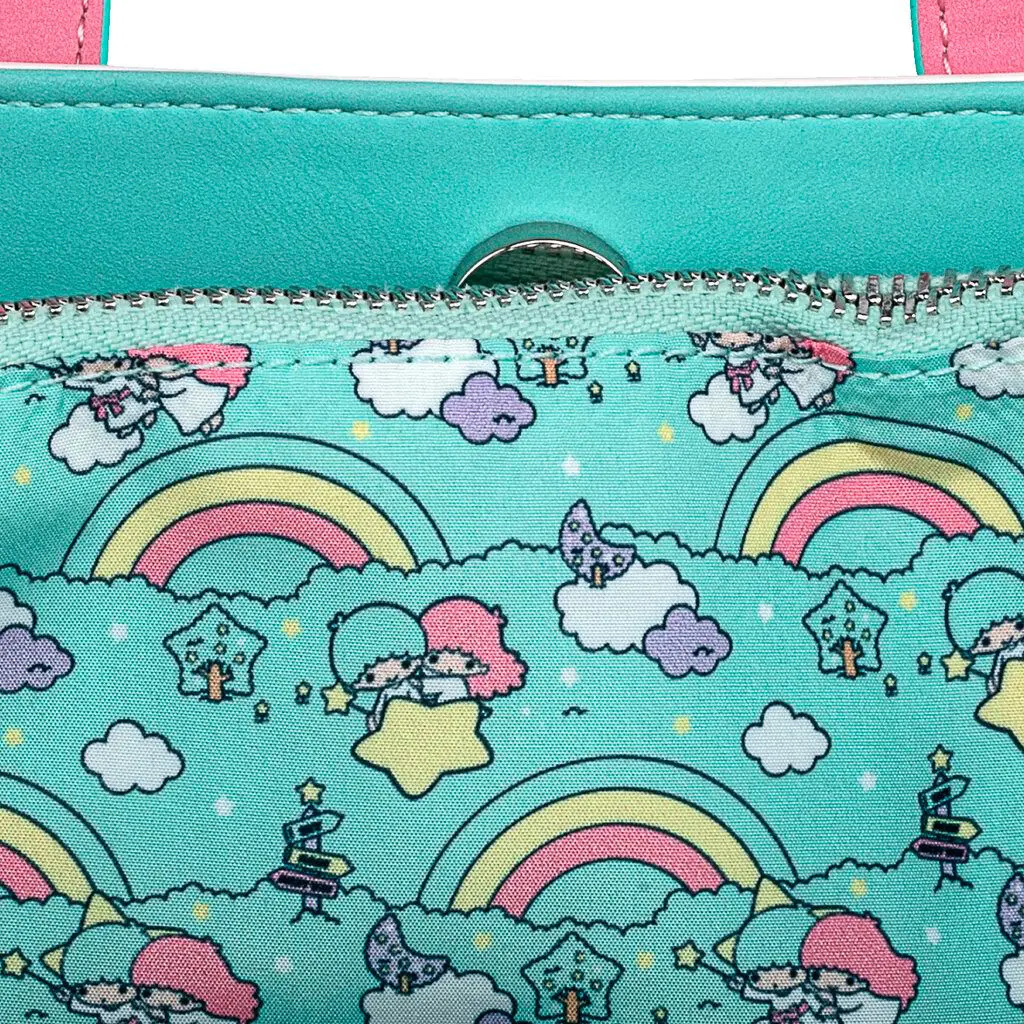 Sanrio Little Twin Stars Rainbow Cloud keresztpántos táska termékfotó