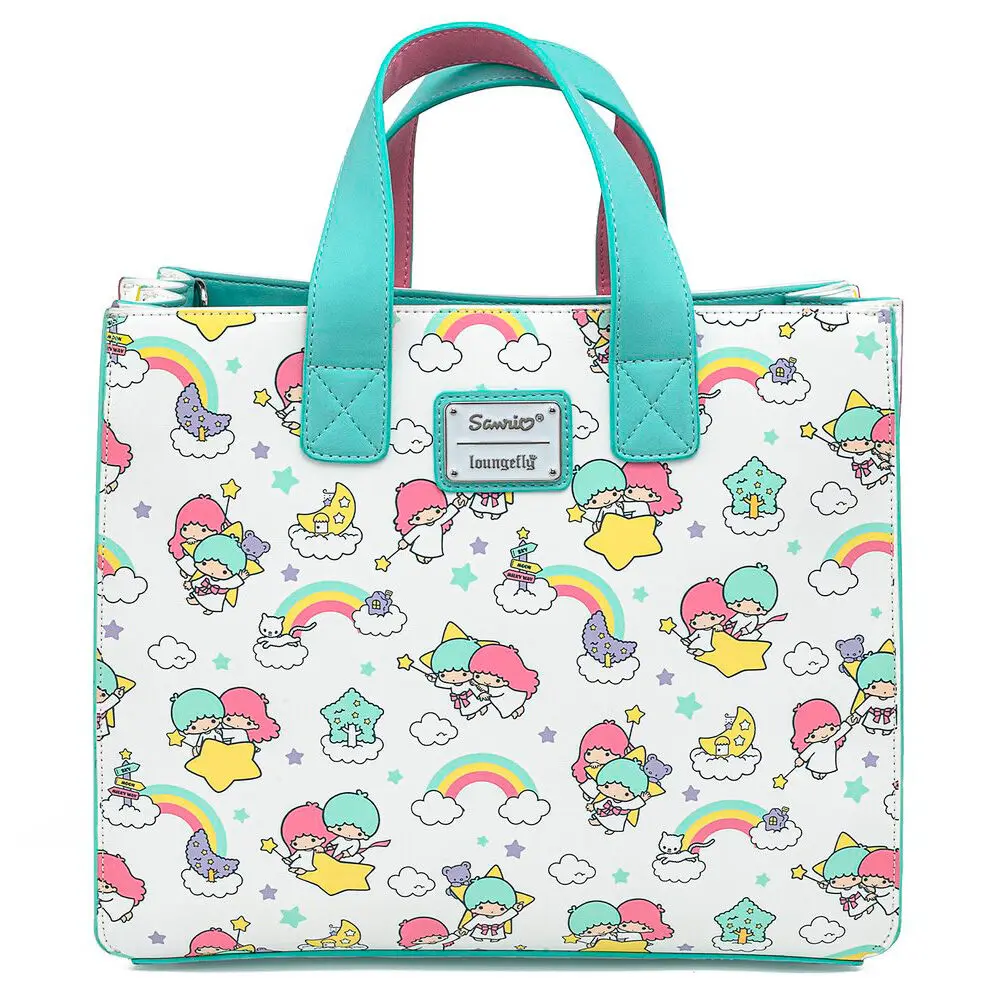 Sanrio Little Twin Stars Rainbow Cloud keresztpántos táska termékfotó