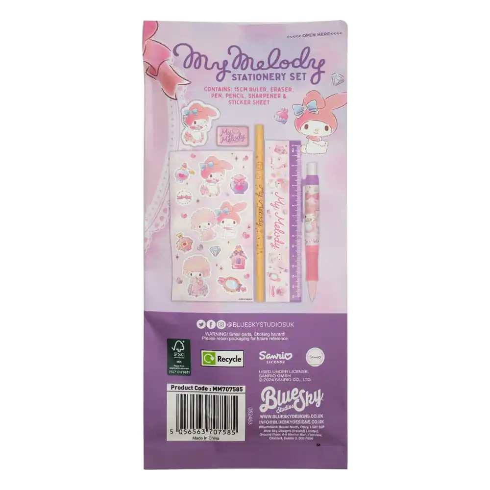 Sanrio My Melody 6 db-os írószer csomag termékfotó