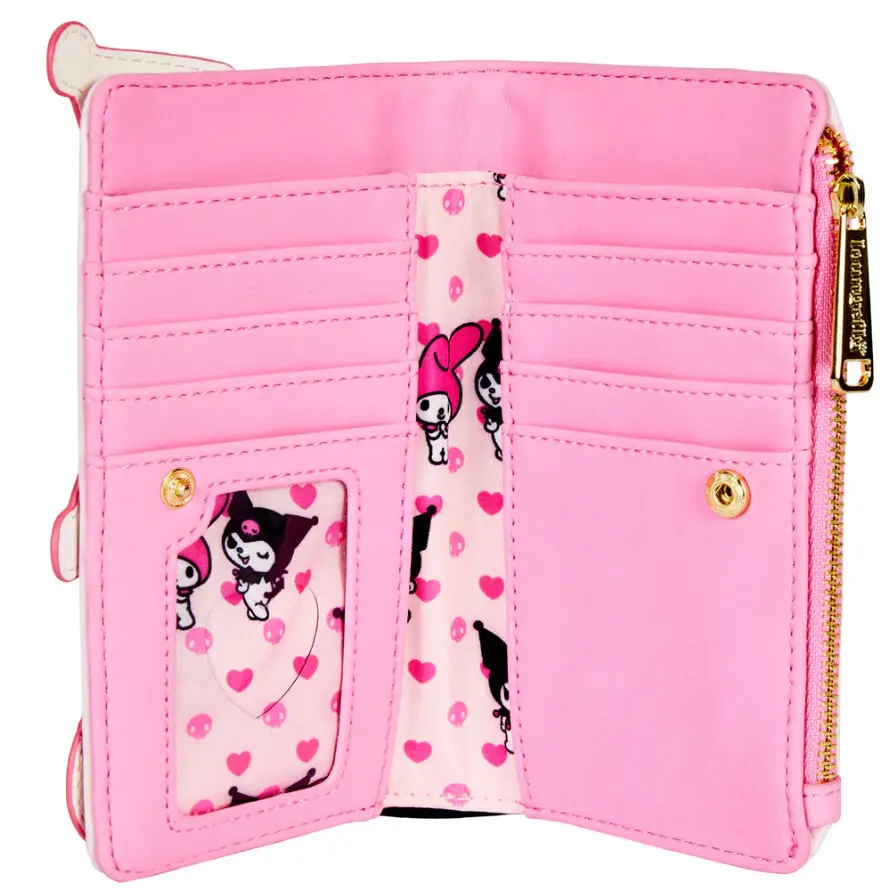 Sanrio My Melody and Kuromi pénztárca termékfotó