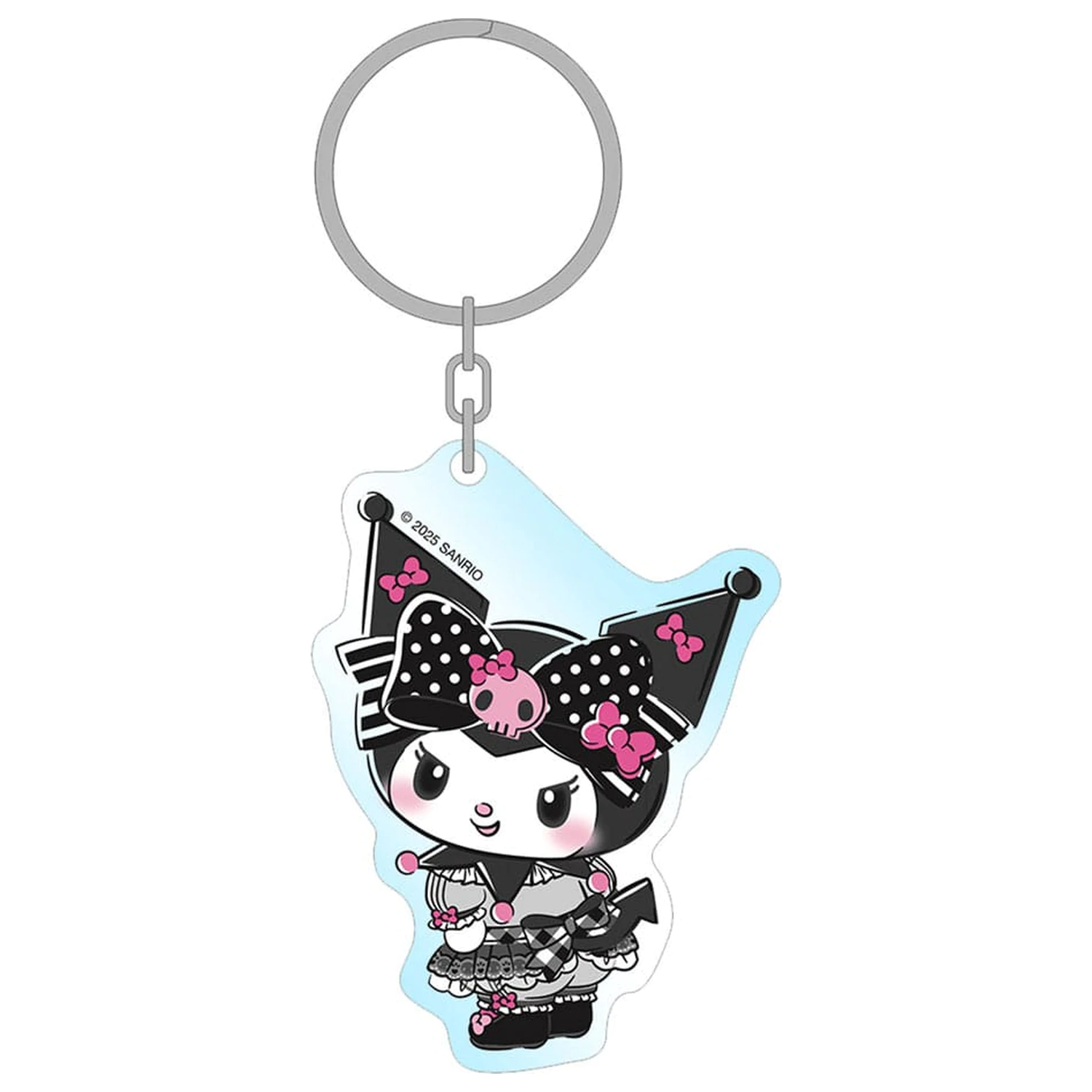 Sanrio Pink Black Party Series Kuromi Akril kulcstartó 7 cm    termékfotó
