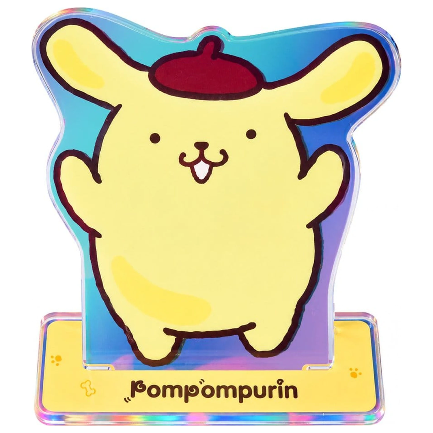 Sanrio Pompompurin 30th Anniversary Squishy Cute Purin akril figura 17 cm termékfotó