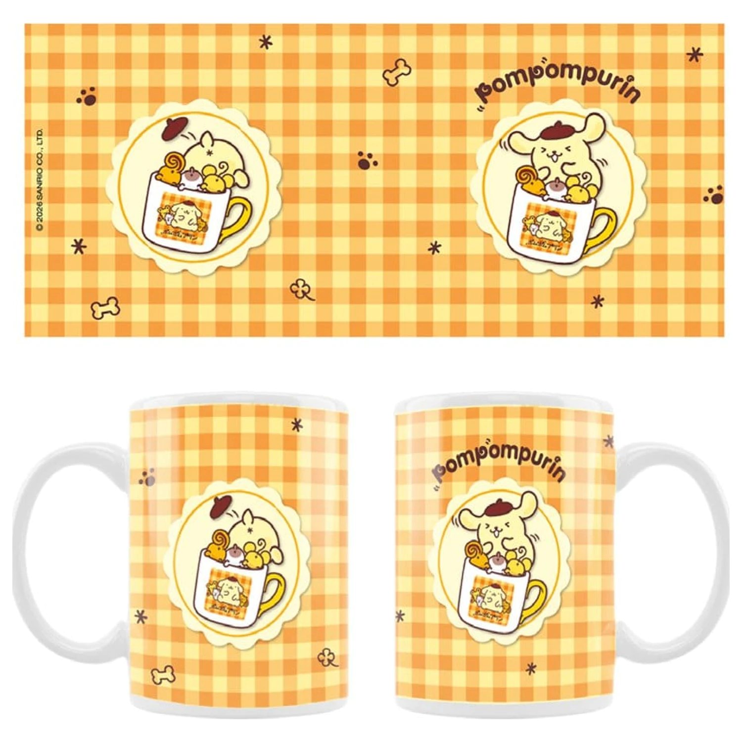 Sanrio Pompompurin Squishy Cute Purin 03 bögre  termékfotó