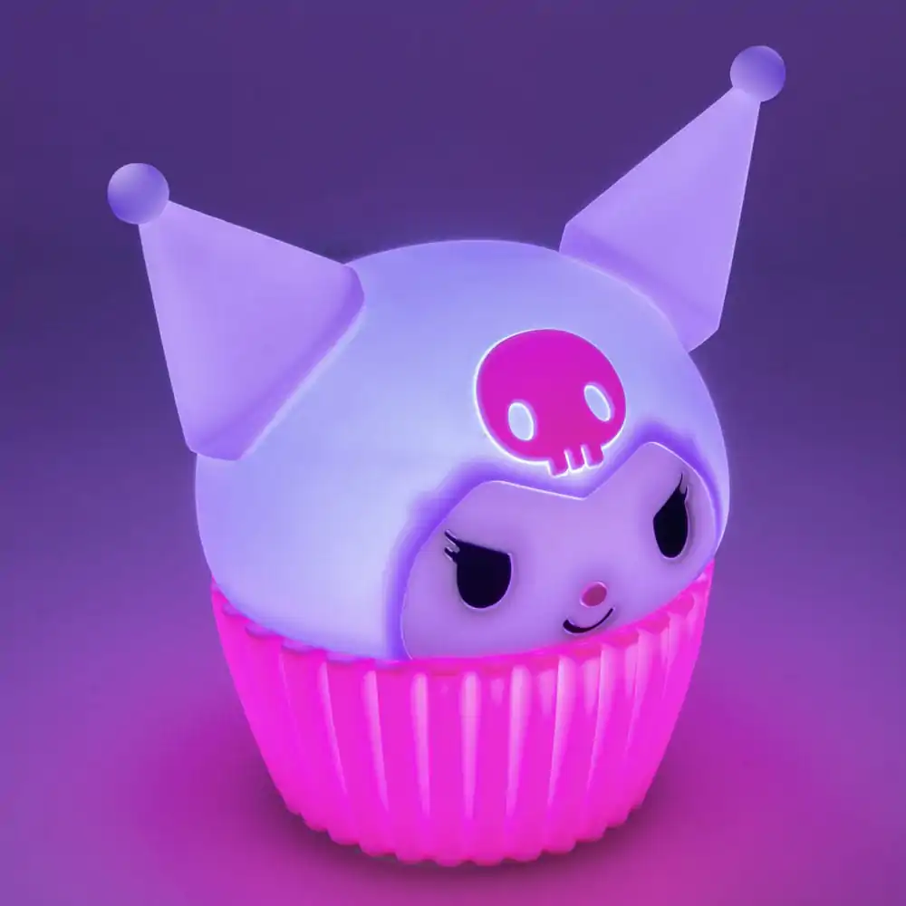 Sanrio Squishy Glo Kuromi szilikon lámpa 15 cm termékfotó