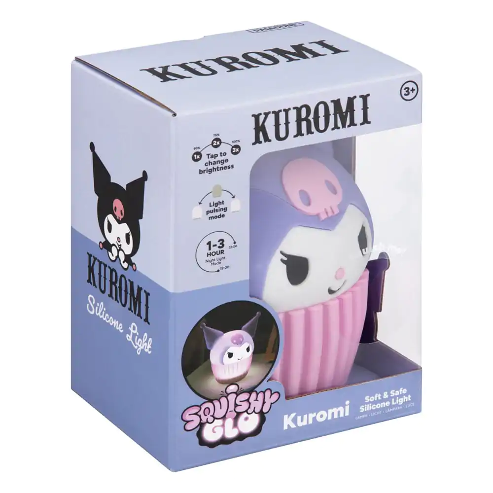 Sanrio Squishy Glo Kuromi szilikon lámpa 15 cm termékfotó