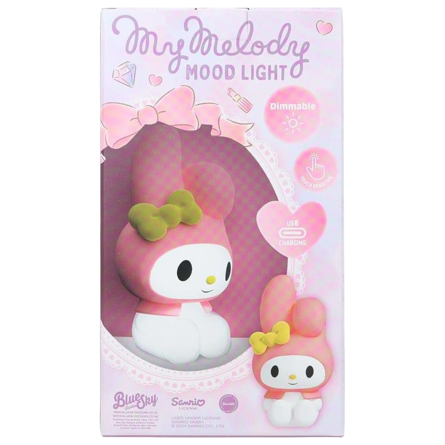 Sanrio with My Melody hangulatvilágítás lámpa 11 cm  termékfotó