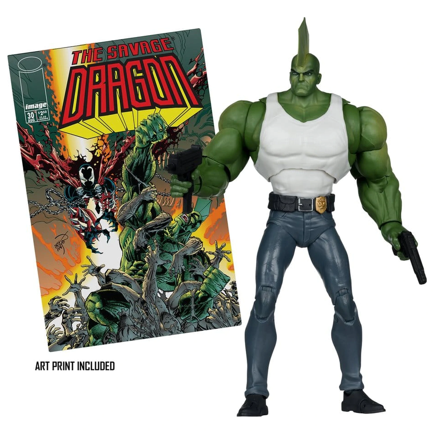 Savage Dragon Image Comics Founders Series McFarlane Elite Edition akciófigura Dragon 20 cm termékfotó